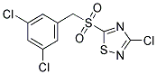 3-CHLORO-5-(3,5-DICHLOROBENZYLSULFONYL)-1,2,4-THIADIAZOLE Struktur