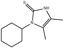 1-CYCLOHEXYL-4,5-DIMETHYL-1H-IMIDAZOLE-2-THIOL Struktur