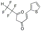 (1E)-6,6,7,7-TETRAFLUORO-1-THIEN-2-YLHEPT-1-ENE-3,5-DIONE Structure