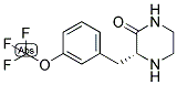 (R)-3-(3-TRIFLUOROMETHOXY-BENZYL)-PIPERAZIN-2-ONE Struktur