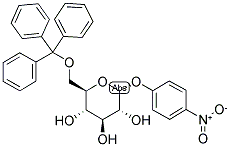 4-NITROPHENYL 6-O-TRITYL-ALPHA-D-GLUCOPYRANOSIDE Struktur