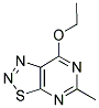 7-ETHOXY-5-METHYL[1,2,3]THIADIAZOLO[5,4-D]PYRIMIDINE Struktur