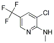 3-CHLORO-N-METHYL-5-(TRIFLUOROMETHYL)PYRIDIN-2-AMINE Struktur