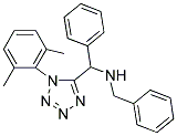 N-BENZYL(1-(2,6-DIMETHYLPHENYL)-1H-TETRAZOL-5-YL)(PHENYL)METHANAMINE Struktur