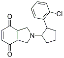 2-[2-(-CHLORO-PHENYL)-CYCLOPENTYL]-2,3-DIHYDRO-1H-ISOINDOLE-4,7-DIONE Struktur