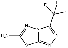 3-(TRIFLUOROMETHYL)[1,2,4]TRIAZOLO[3,4-B][1,3,4]THIADIAZOL-6-AMINE Struktur