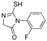 3-(2-FLUOROPHENYL)-2-MERCAPTO-3,5-DIHYDRO-4H-IMIDAZOL-4-ONE Struktur