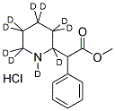 METHYLPHENIDATE-D9 HYDROCHLORIDE (PIPERIDINE-D9) Struktur