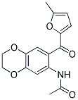 N-[7-(5-METHYL-FURAN-2-CARBONYL)-2,3-DIHYDRO-BENZO[1,4]DIOXIN-6-YL]-ACETAMIDE Struktur