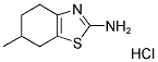 6-METHYL-4,5,6,7-TETRAHYDRO-BENZOTHIAZOL-2-YLAMINE HYDROCHLORIDE Struktur