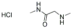 N-METHYL-2-(METHYLAMINO)ACETAMIDE HYDROCHLORIDE Struktur