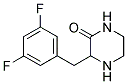 3-(3,5-DIFLUORO-BENZYL)-PIPERAZIN-2-ONE Struktur