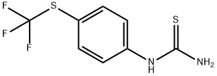 4-(TRIFLUOROMETHYLTHIO)PHENYLTHIOUREA Struktur