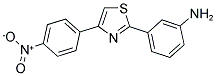 3-[4-(4-NITRO-PHENYL)-THIAZOL-2-YL]-PHENYLAMINE Struktur