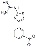 N-[4-(3-NITRO-PHENYL)-THIAZOL-2-YL]-GUANIDINE Struktur