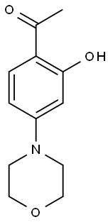 1-(2-HYDROXY-4-MORPHOLIN-4-YL-PHENYL)ETHANONE Struktur