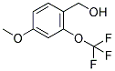 4-METHOXY-2-(TRIFLUOROMETHOXY)BENZYL ALCOHOL Struktur