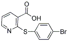 2-[(4-BROMOPHENYL)THIO]NICOTINIC ACID Struktur