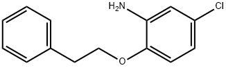 5-CHLORO-2-(PHENETHYLOXY)ANILINE Struktur