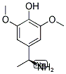 (S)-4-(1-AMINOETHYL)-2,6-DIMETHOXYPHENOL Struktur