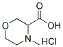 3-CARBOXY-4-METHYL-MORPHOLINE HCL Struktur