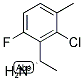 (S)-1-(2-CHLORO-6-FLUORO-3-METHYLPHENYL)ETHANAMINE Struktur