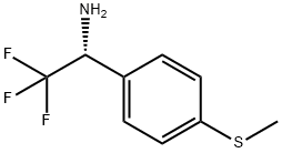 (1R)-2,2,2-TRIFLUORO-1-(4-METHYLTHIOPHENYL)ETHYLAMINE Struktur