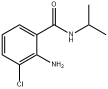 2-AMINO-3-CHLORO-N-ISOPROPYL-BENZAMIDE Struktur