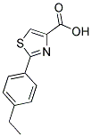 2-(4-ETHYL-PHENYL)-THIAZOLE-4-CARBOXYLIC ACID Struktur