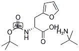 (R)-N-BOC-2-FURYLALANINE-TERT-BUTYLAMINE SALT Struktur