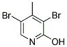 3,5-DIBROMO-4-METHYLPYRIDIN-2-OL Struktur