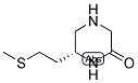 (R)-6-(2-METHYLSULFANYL-ETHYL)-PIPERAZIN-2-ONE Struktur