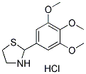 2-(3,4,5-TRIMETHOXY-PHENYL)THIAZOLIDINEHYDROCHLORIDE Struktur