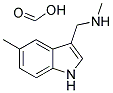 N-METHYL(5-METHYL-1H-INDOL-3-YL)METHANAMINE FORMATE Struktur