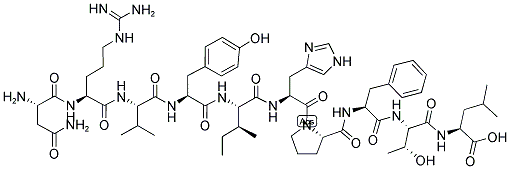 ASN-ARG-VAL-TYR-ILE-HIS-PRO-PHE-THR-LEU Struktur