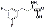 (R)-2-AMINO-4-(3,5-DIFLUORO-PHENYL)-BUTYRIC ACID Struktur