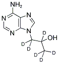 9-[2-(HYDROXYPROPYL-D6)] ADENINE Struktur