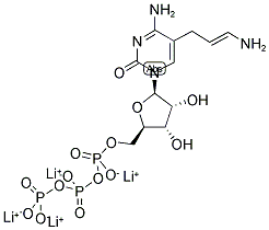 5-AMINOALLYLCYTIDINE-5'-TRIPHOSPHATE LITHIUM SALT Struktur