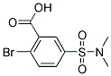 2-BROMO-5-[(DIMETHYLAMINO)SULFONYL]BENZOIC ACID Struktur