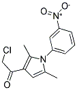 2-CHLORO-1-[2,5-DIMETHYL-1-(3-NITROPHENYL)-1H-PYRROL-3-YL]ETHANONE Struktur