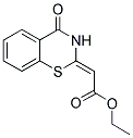 ETHYL (2Z)-(4-OXO-3,4-DIHYDRO-2H-1,3-BENZOTHIAZIN-2-YLIDENE)ACETATE Struktur