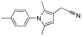 [2,5-DIMETHYL-1-(4-METHYLPHENYL)-1H-PYRROL-3-YL]ACETONITRILE Struktur