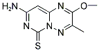 8-AMINO-2-METHOXY-3-METHYL-6H-PYRIMIDO[1,6-B][1,2,4]TRIAZINE-6-THIONE Struktur