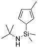 [(1,1-DIMETHYLETHYL)AMINO]DIMETHYL(3-METHYLCYCLOPENTADIEN-1-YL)SILANE Struktur