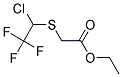 ETHYL [(1-CHLORO-2,2,2-TRIFLUOROETHYL)THIO]ACETATE Struktur