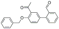 3'-ACETYL-4'-(BENZYLOXY)[1,1'-BIPHENYL]-2-CARBALDEHYDE Struktur