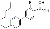 3-FLUORO-4'-HEPTYLBIPHENYL-4-BORONIC ACID Struktur