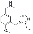 (3-[(2-ETHYL-1H-IMIDAZOL-1-YL)METHYL]-4-METHOXYBENZYL)METHYLAMINE Struktur