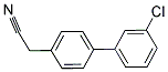 (3'-CHLORO[1,1'-BIPHENYL]-4-YL)ACETONITRILE Struktur