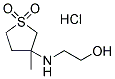 2-(3-METHYL-1,1-DIOXO-TETRAHYDRO-1LAMBDA6-THIOPHEN-3-YLAMINO)-ETHANOL HYDROCHLORIDE Struktur